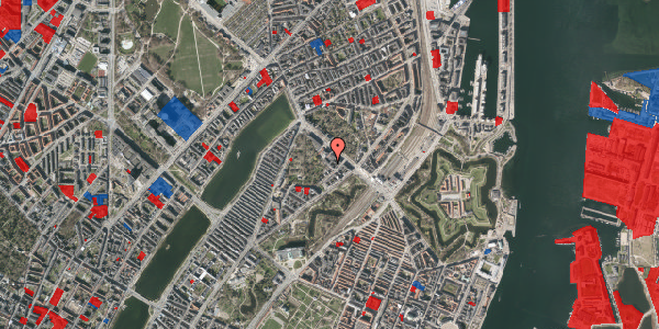 Jordforureningskort på Visbygade 14, 2. th, 2100 København Ø
