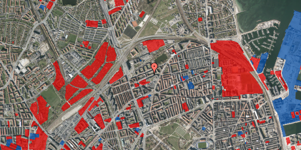 Jordforureningskort på Vognmandsmarken 40, 1. th, 2100 København Ø