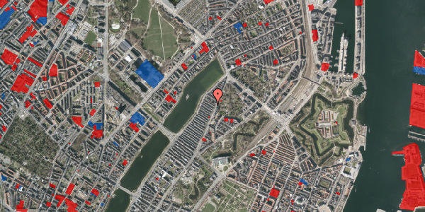 Jordforureningskort på Voldmestergade 6, 2100 København Ø