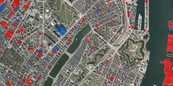 Jordforureningskort på Voldmestergade 8, 2100 København Ø