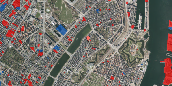 Jordforureningskort på Voldmestergade 13, 2100 København Ø