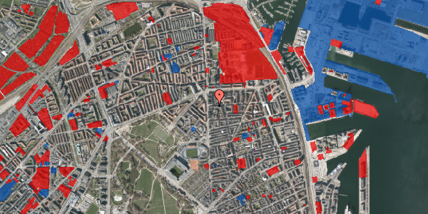 Jordforureningskort på Vordingborggade 6A, 1. 12, 2100 København Ø