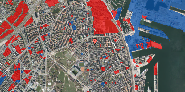 Jordforureningskort på Vordingborggade 6C, 1. 11, 2100 København Ø