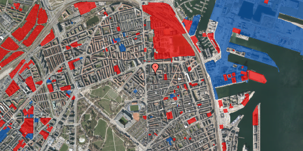 Jordforureningskort på Vordingborggade 6E, 4. 41, 2100 København Ø