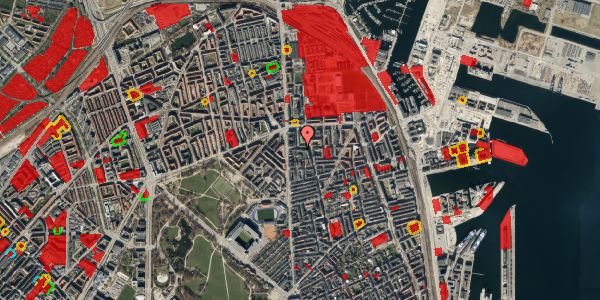 Jordforureningskort på Vordingborggade 6E, 4. 43, 2100 København Ø