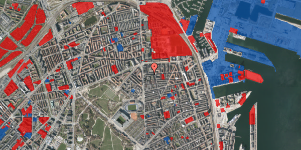 Jordforureningskort på Vordingborggade 6F, 1. 12, 2100 København Ø