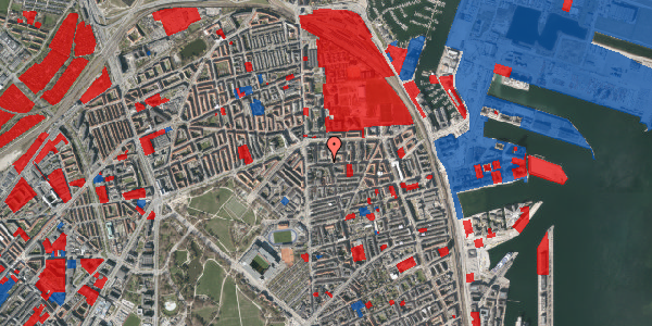 Jordforureningskort på Vordingborggade 11, st. th, 2100 København Ø