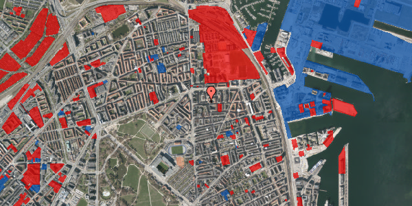 Jordforureningskort på Vordingborggade 13, st. th, 2100 København Ø