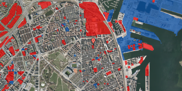 Jordforureningskort på Vordingborggade 24, 1. th, 2100 København Ø