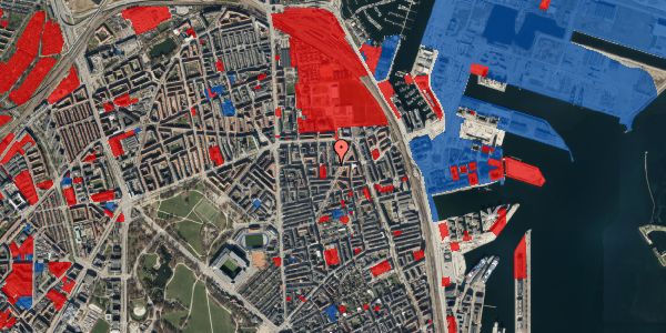 Jordforureningskort på Vordingborggade 32, st. th, 2100 København Ø