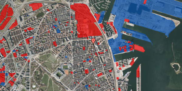 Jordforureningskort på Vordingborggade 35, kl. 1, 2100 København Ø