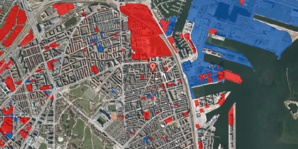 Jordforureningskort på Vordingborggade 36, st. th, 2100 København Ø