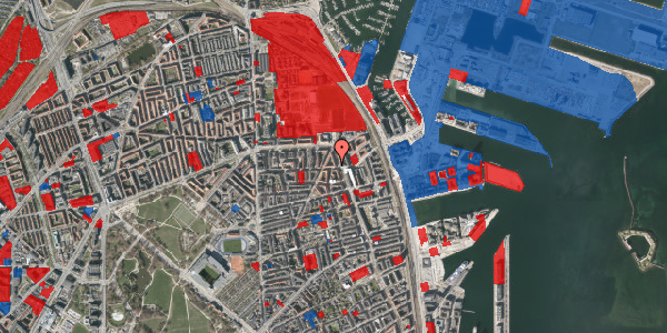 Jordforureningskort på Vordingborggade 39, 1. tv, 2100 København Ø