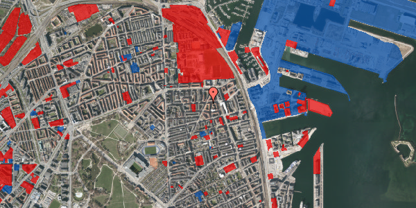 Jordforureningskort på Vordingborggade 74, 4. th, 2100 København Ø