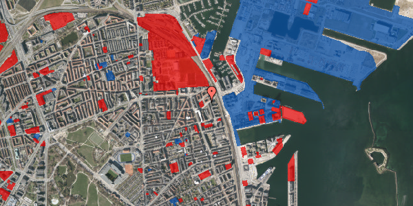 Jordforureningskort på Vordingborggade 89, 5. th, 2100 København Ø