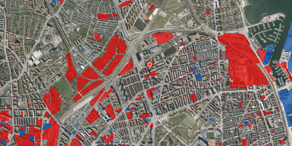 Jordforureningskort på Æbeløgade 24, 3. tv, 2100 København Ø