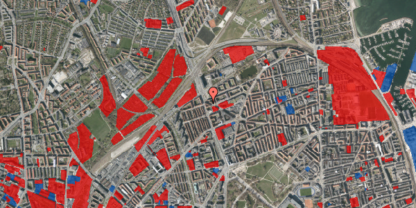 Jordforureningskort på Æbeløgade 27, 1. tv, 2100 København Ø