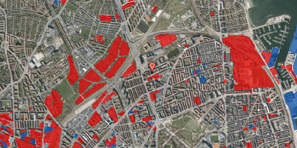 Jordforureningskort på Æbeløgade 28, 3. th, 2100 København Ø