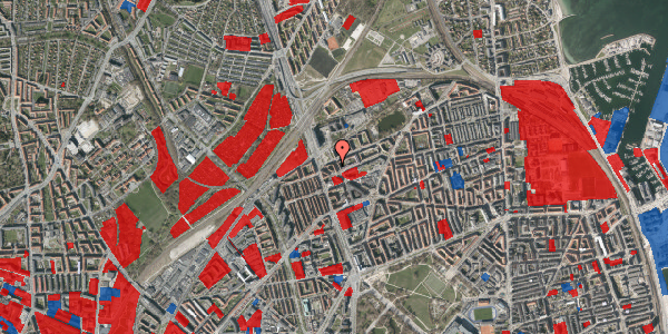 Jordforureningskort på Æbeløgade 30, 1. th, 2100 København Ø