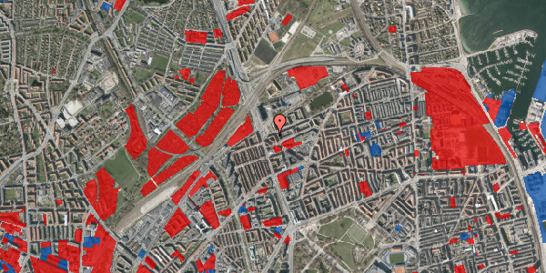 Jordforureningskort på Æbeløgade 34, 1. th, 2100 København Ø