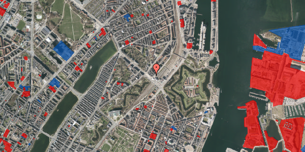 Jordforureningskort på Østbanegade 1, 4. 1, 2100 København Ø