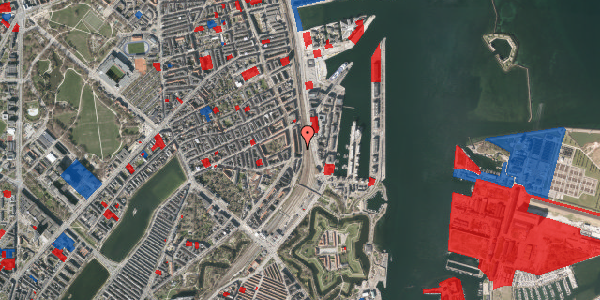 Jordforureningskort på Østbanegade 33, 2. 2, 2100 København Ø