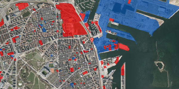 Jordforureningskort på Østbanegade 153, 5. th, 2100 København Ø