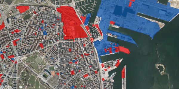 Jordforureningskort på Østbanegade 165, 1. th, 2100 København Ø