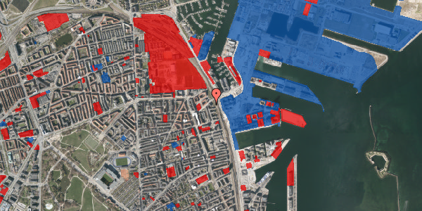 Jordforureningskort på Østbanegade 165, 4. th, 2100 København Ø