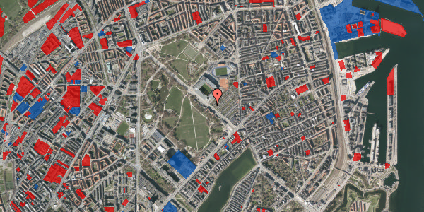 Jordforureningskort på Øster Allé 34, 2100 København Ø