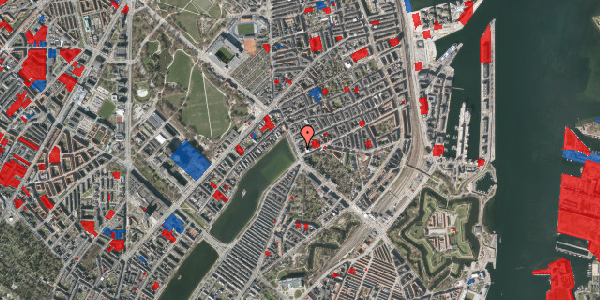 Jordforureningskort på Østerbrogade 46, 3. , 2100 København Ø