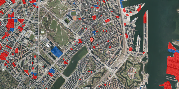 Jordforureningskort på Østerbrogade 54C, kl. 1, 2100 København Ø