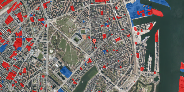 Jordforureningskort på Østerbrogade 92, 2. th, 2100 København Ø