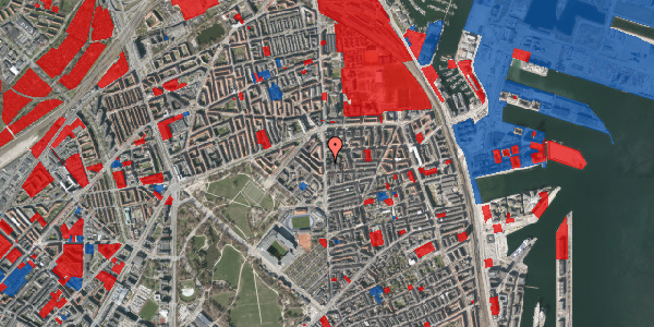 Jordforureningskort på Østerbrogade 140, 1. th, 2100 København Ø