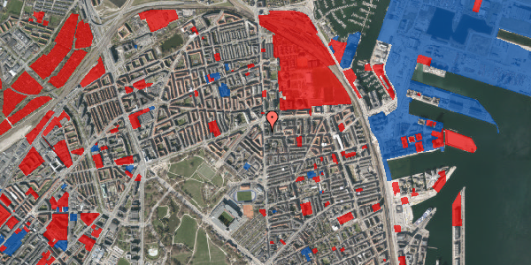 Jordforureningskort på Østerbrogade 150, st. 1, 2100 København Ø