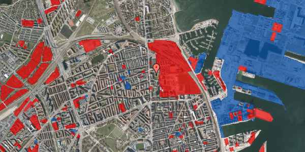 Jordforureningskort på Østerbrogade 214, 1. th, 2100 København Ø