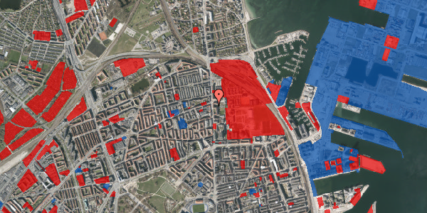 Jordforureningskort på Østerbrogade 222, 4. th, 2100 København Ø