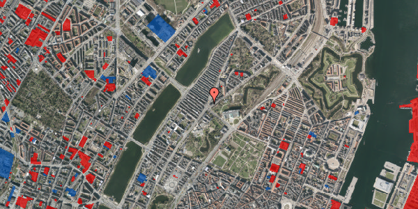 Jordforureningskort på Øster Farimagsgade 6, 4. th, 2100 København Ø