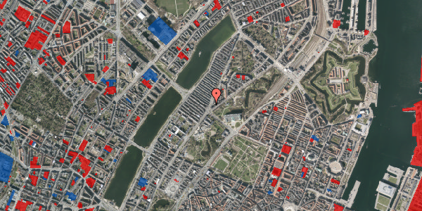 Jordforureningskort på Øster Farimagsgade 8, 3. th, 2100 København Ø