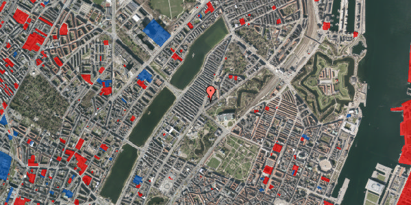 Jordforureningskort på Øster Farimagsgade 12, 2. th, 2100 København Ø