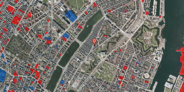 Jordforureningskort på Øster Farimagsgade 29, 1. , 2100 København Ø