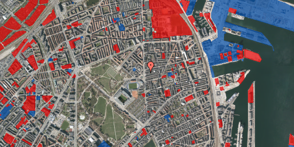 Jordforureningskort på Ålborggade 1, 3. th, 2100 København Ø