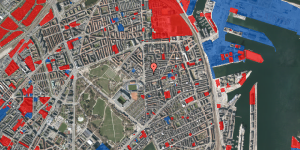 Jordforureningskort på Ålborggade 12, 5. th, 2100 København Ø
