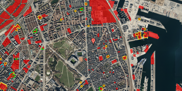 Jordforureningskort på Ålborggade 13, st. th, 2100 København Ø