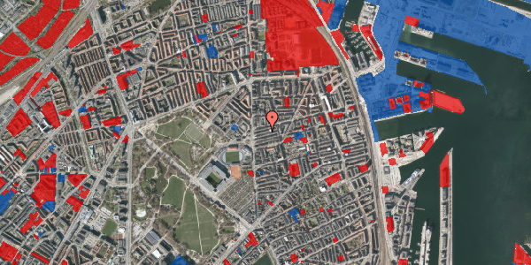 Jordforureningskort på Ålborggade 13, 1. th, 2100 København Ø