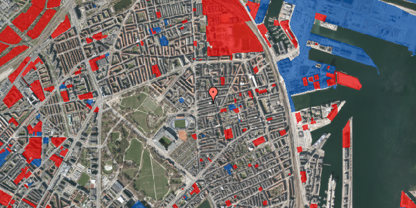 Jordforureningskort på Ålborggade 17, 1. th, 2100 København Ø