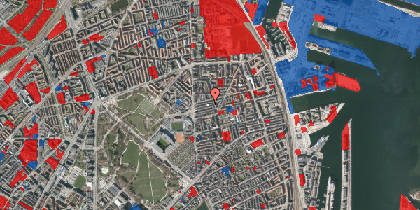 Jordforureningskort på Ålborggade 25, 5. th, 2100 København Ø