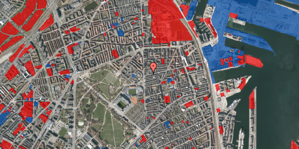 Jordforureningskort på Århusgade 3, 4. th, 2100 København Ø