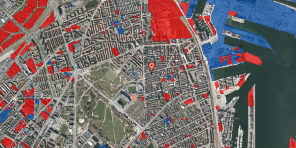 Jordforureningskort på Århusgade 6, 5. th, 2100 København Ø