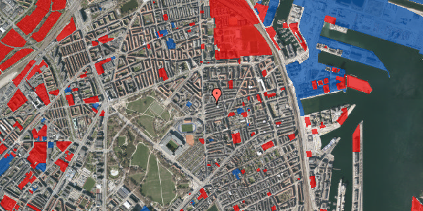 Jordforureningskort på Århusgade 10, 3. th, 2100 København Ø